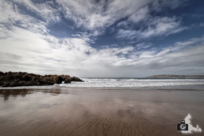 Tipps zum Fotografieren an Strand & Küste - Führungslinien im Sand