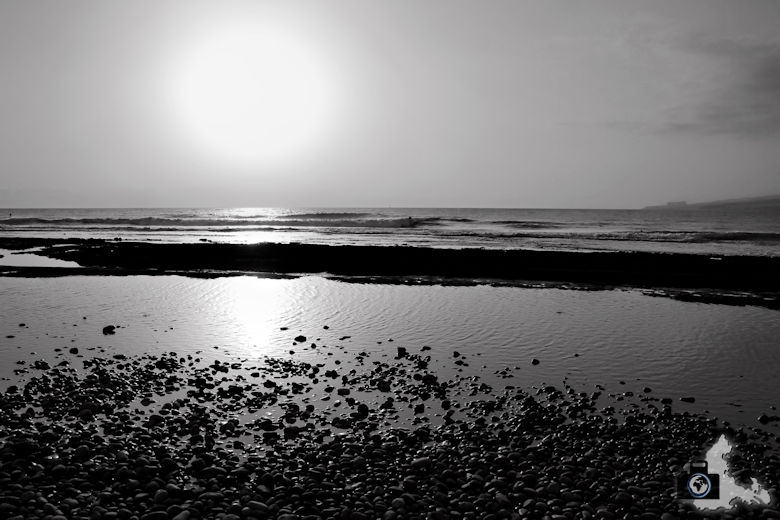 Tipps zum Fotografieren an Strand & Küste - SW-Aufnahme