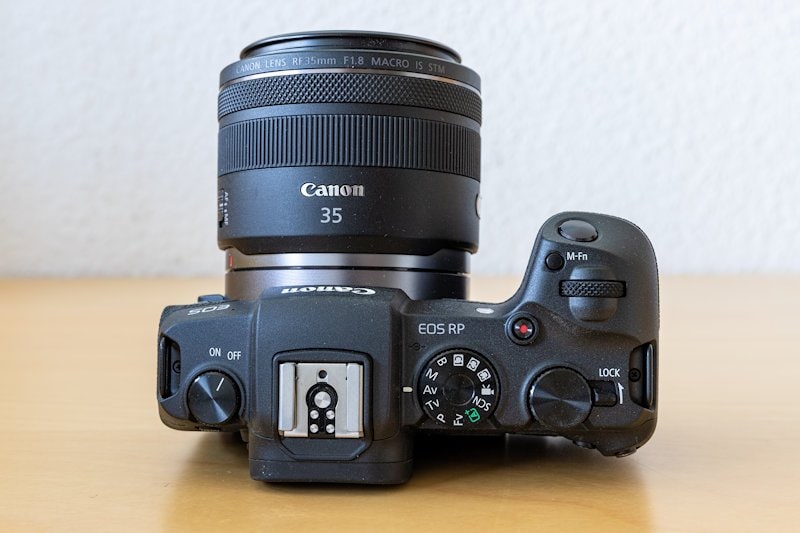 Canon EOS RP - Oberseite
