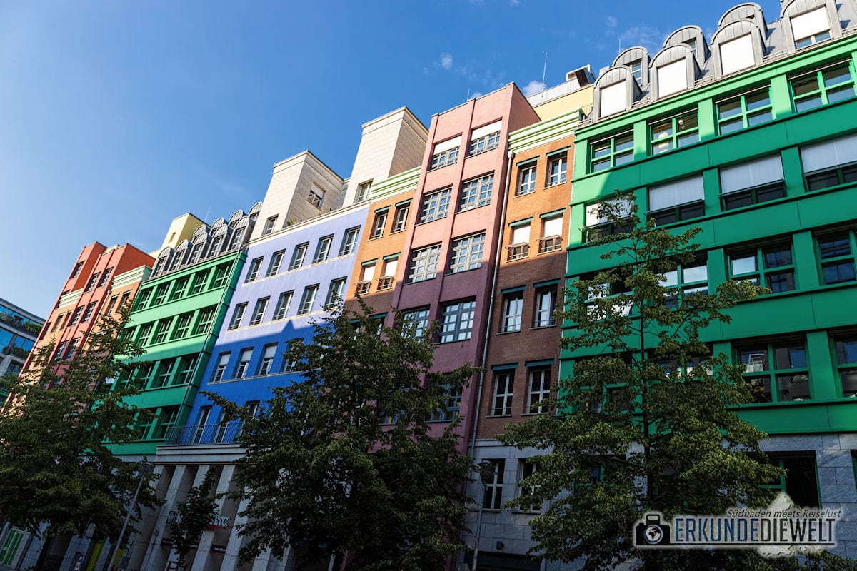 Farbige Hausfassade, Berlin, Deutschland