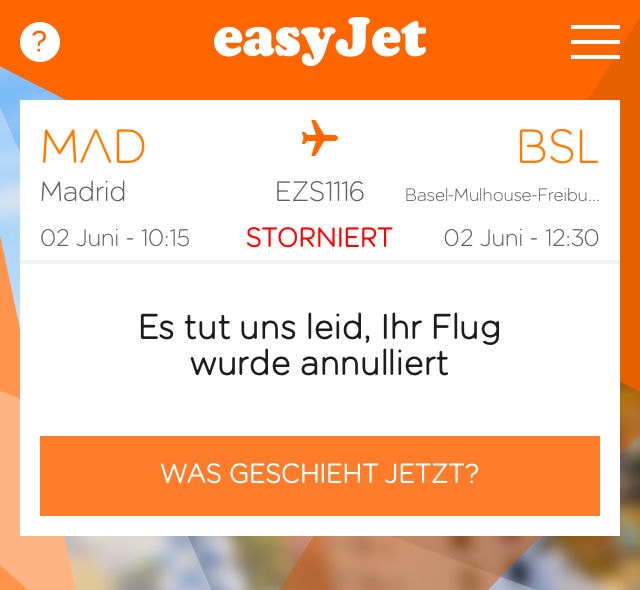 easyjet-app-flug-gestrichen