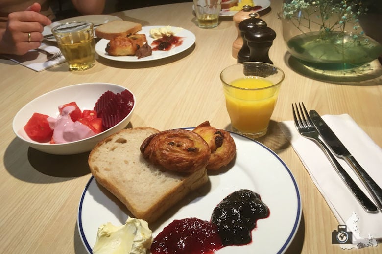 Frühstück im Zander K Hotel, Bergen, Norwegen