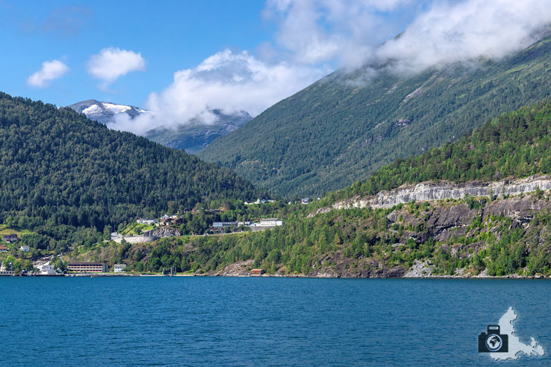 Fahrt auf dem Geirangerfjord