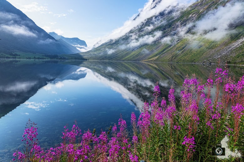 Eidsvatnet am Morgen, Norwegen
