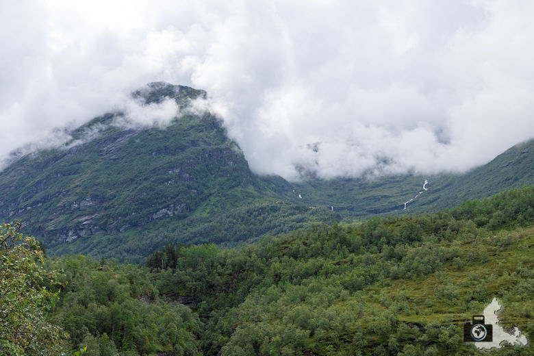 Berglandschaft nahe Geiranger, Norwegen