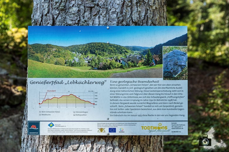 Schwarzwälder Genießerpfad - Lebküchlerweg - Infotafel