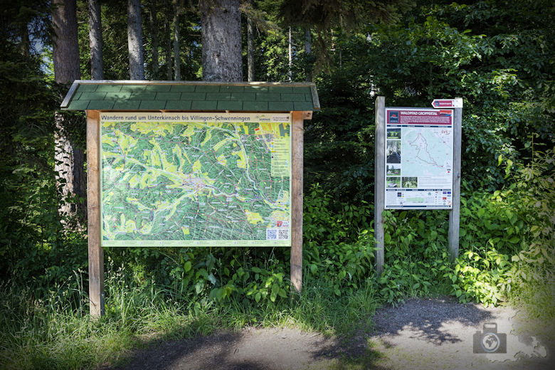 Schwarzwälder Genießerpfad - Waldpfad Groppertal - Hinweistafel
