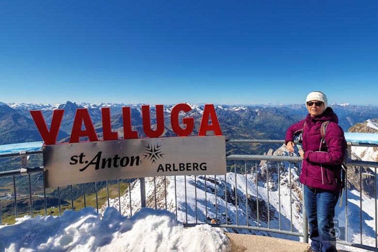 Valluga Gipfel Ausflug - Aussichtsplattform
