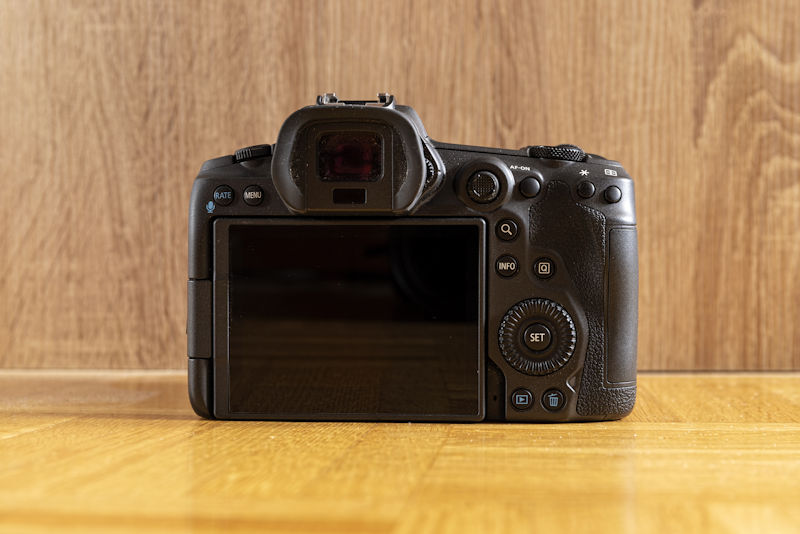 Canon EOS R5 - Rückansicht