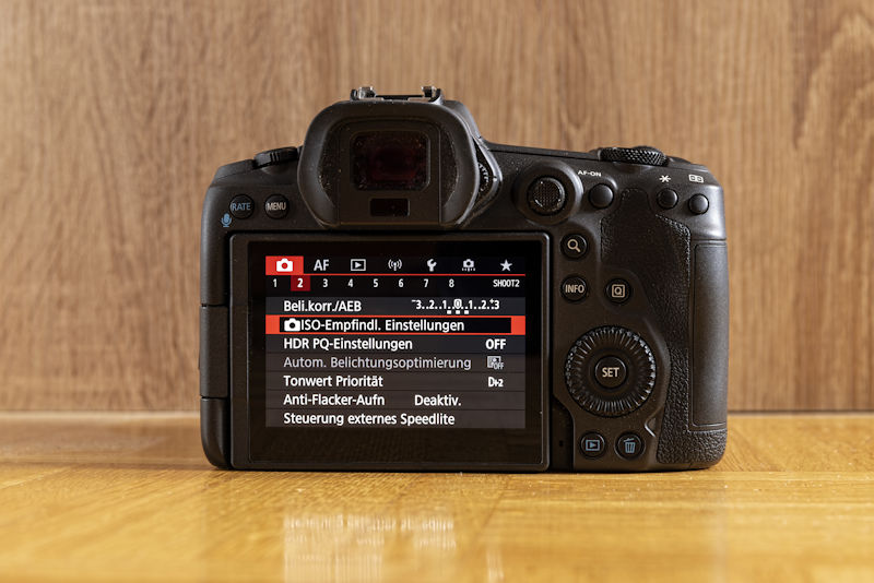 Canon EOS R5 - Menü