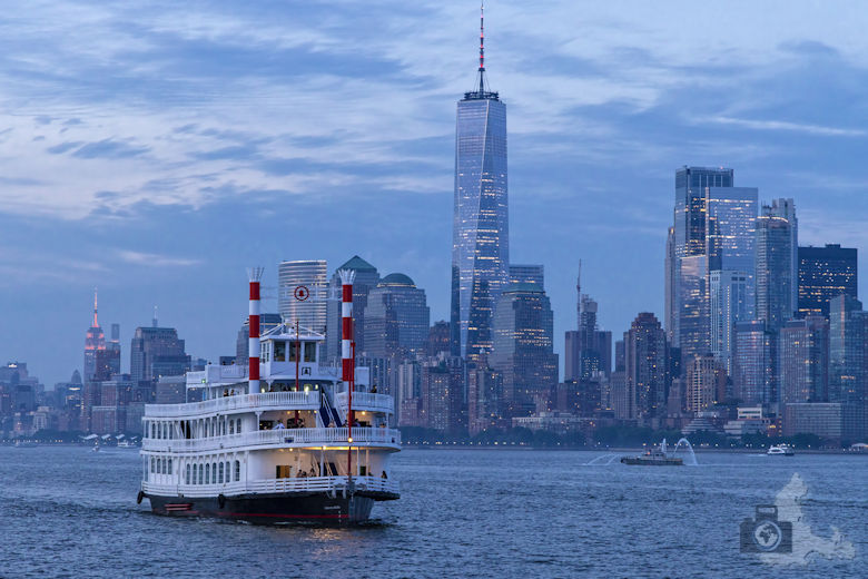 New York - Impressionen Hafenlichter Bootstour