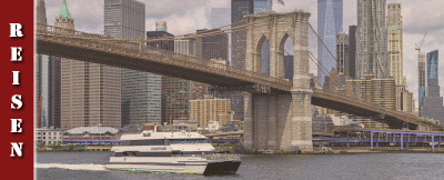 Reisebericht New York - Bootstour Manhattan, Brooklyn Bridge, Dumbo