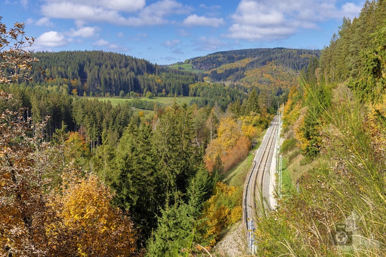 Schwarzwälder Genießerpfad - Viadukt- und Schluchtentour im Herbst - Bahngleis