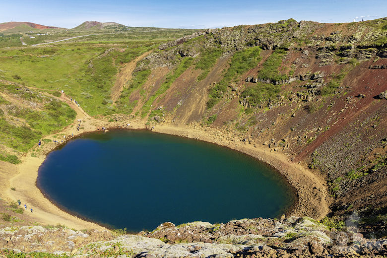 Reisebericht Island Golden Circle - Kerið Krater
