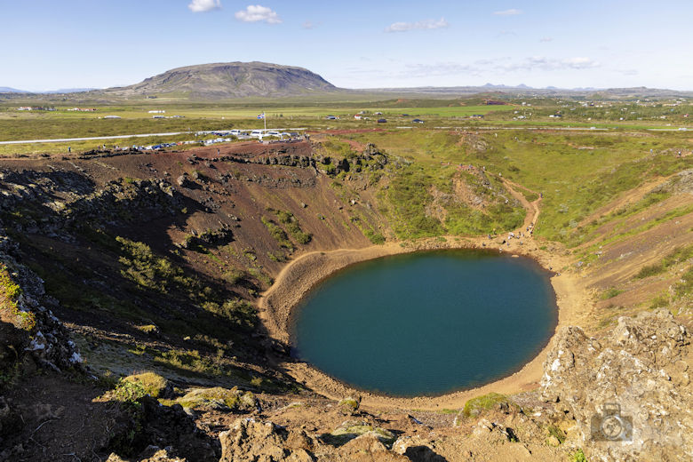 Reisebericht Island Golden Circle - Kerið Krater