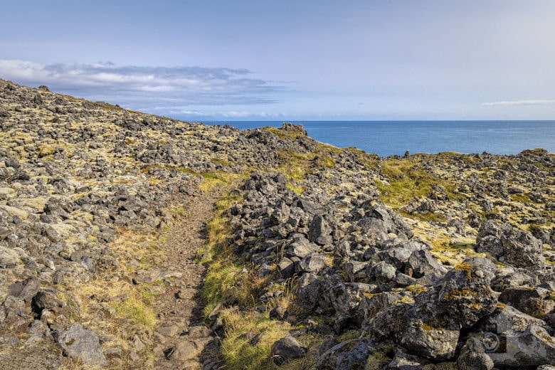 Island, Halbinsel Snæfellsnes, Küstenwanderung Hellnar Arnarstapi